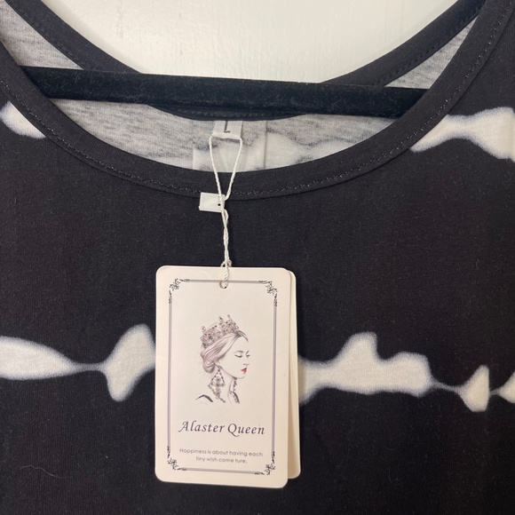 Alaster Queen T Shirt Cotton Dress NWT - Picture 3 of 5